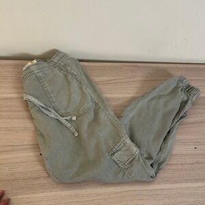 C&C California Cargo Joggers Sage Green Lyocell Utility Pants Size M